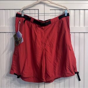 Exofficio Women's Vibrant Red Cargo Shorts